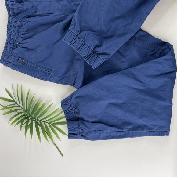 Gap Boys Navy Blue Khaki Joggers Lined Size L Husky NWT - Picture 5 of 7